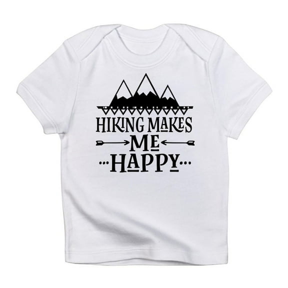 CafePress - Hiking Makes Me Happy T Shirt - Infant T-Shirt