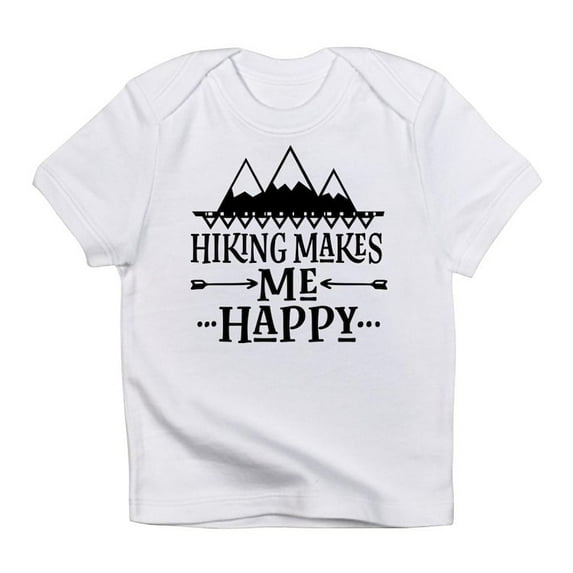 CafePress - Hiking Makes Me Happy T Shirt - Infant T-Shirt