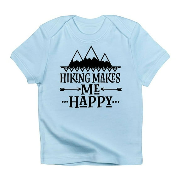 CafePress - Hiking Makes Me Happy T Shirt - Infant T-Shirt