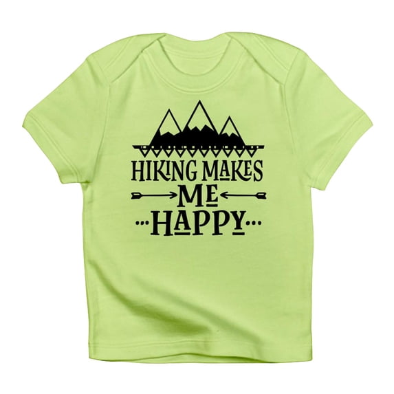 CafePress - Hiking Makes Me Happy T Shirt - Infant T-Shirt