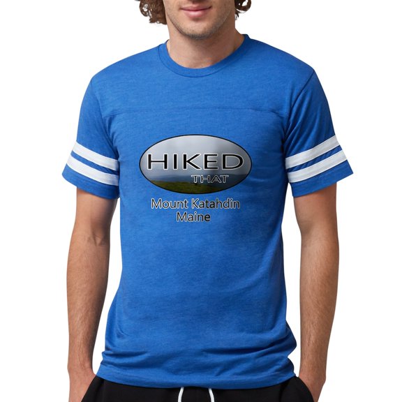 CafePress - Hiking Mount Katahdin T Shirt - Mens Football Shirt