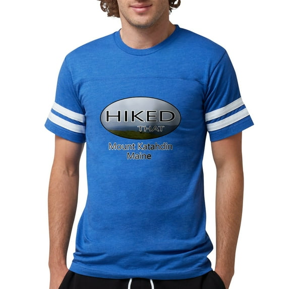 CafePress - Hiking Mount Katahdin T Shirt - Mens Football Shirt