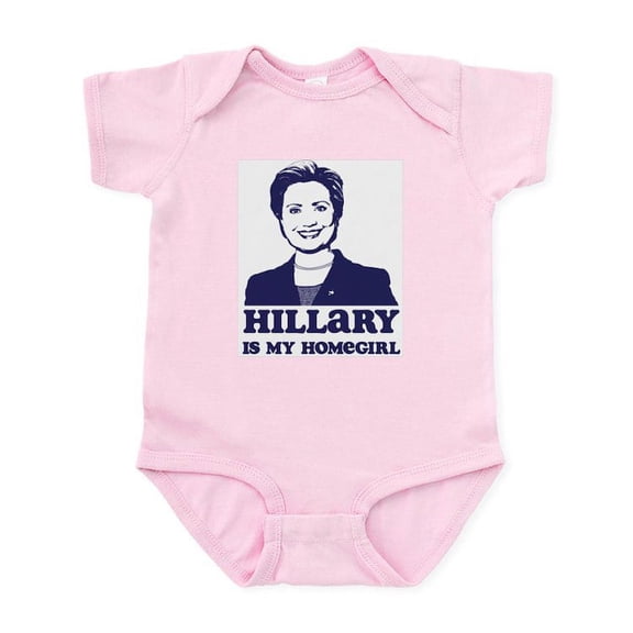CafePress - Hillary Is My Homegirl Infant Bodysuit - Baby Light Bodysuit, Size Newborn - 24 Months