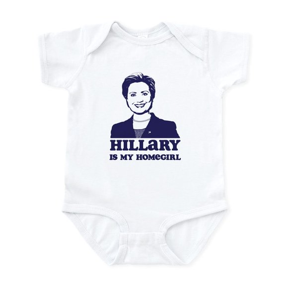 CafePress - Hillary Is My Homegirl Infant Bodysuit - Baby Light Bodysuit, Size Newborn - 24 Months