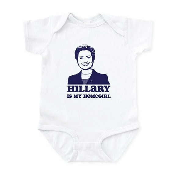 CafePress - Hillary Is My Homegirl Infant Bodysuit - Baby Light Bodysuit, Size Newborn - 24 Months