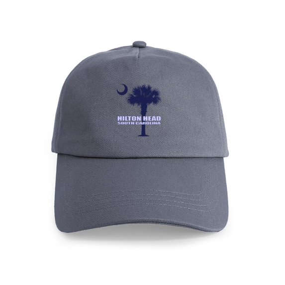 CafePress - Hilton Head - Adjustable 100% Brushed Unisex Casual Cotton Baseball Cap, Beige, 1