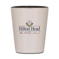 thumbnail image 1 of CafePress - Hilton Head Golf - White/Black Shot Glass, Unique and Funny Shot Glass, 1 of 2