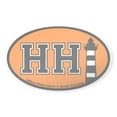 thumbnail image 1 of CafePress - Hilton Head Island SC Oval Design Oval Sticker - Sticker (Oval), 1 of 1