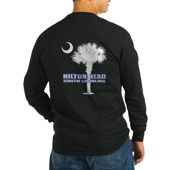 CafePress - Hilton Head Long Sleeve T Shirt - Long Sleeve Dark T-Shirt