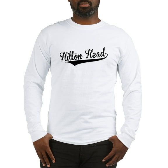 CafePress - Hilton Head, Retro, Long Sleeve T Shirt - Unisex Cotton Long Sleeve T-Shirt