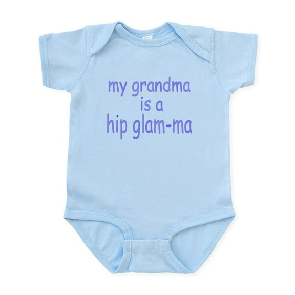 CafePress - Hip Glamma1a Body Suit - Baby Light Bodysuit, Size Newborn - 24 Months