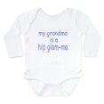 thumbnail image 1 of CafePress - Hip Glamma1a Body Suit - Long Sleeve Cotton Baby Bodysuit, 1 of 4