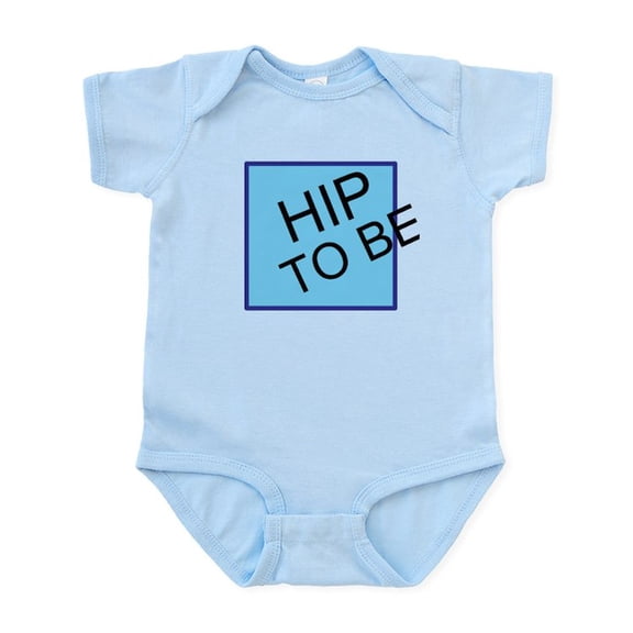 CafePress - Hip To Be Square Infant Bodysuit - Baby Light Bodysuit, Size Newborn - 24 Months