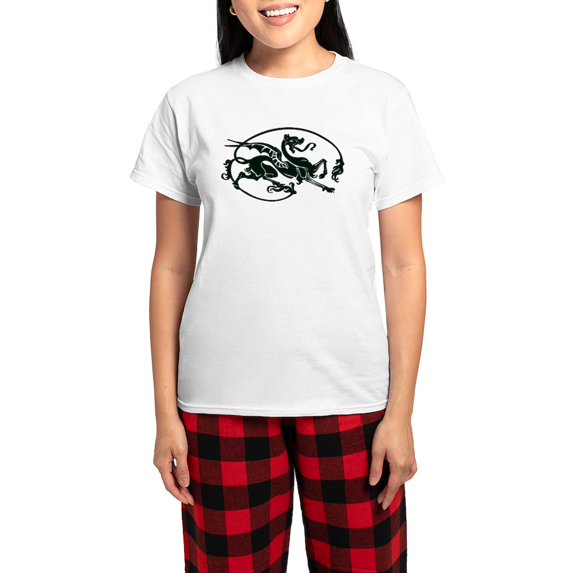 CafePress - Hippogriff Women's Light Pajamas - Women's Short Sleeve Print T-Shirt and Pants Light Cotton Pajama Set