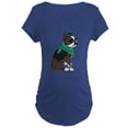 thumbnail image 1 of CafePress - Hipster Boston Terrier Maternity Dark T Shirt - Maternity Dark T-Shirt, 1 of 3