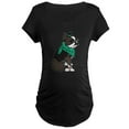 thumbnail image 1 of CafePress - Hipster Boston Terrier Maternity Dark T Shirt - Maternity Dark T-Shirt, 1 of 3