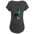 thumbnail image 1 of CafePress - Hipster Boston Terrier Maternity Dark T Shirt - Maternity Dark T-Shirt, 1 of 3