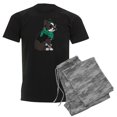 thumbnail image 1 of CafePress - Hipster Boston Terrier Men's Dark Pajamas - Men's Dark Loose Fit Cotton Pajama Set, 1 of 7