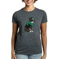 thumbnail image 1 of CafePress - Hipster Boston Terrier Women's Classic T Shirt - Women's Traditional Fit Dark T-Shirt, 1 of 4