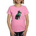 thumbnail image 1 of CafePress - Hipster Boston Terrier Women's Classic T Shirt - Women's Traditional Fit Dark T-Shirt, 1 of 4