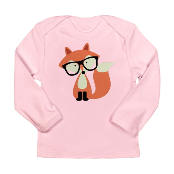 CafePress - Hipster Red Fox Long Sleeve Infant T Shirt - Long Sleeve Infant T-Shirt