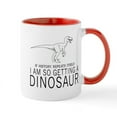 thumbnail image 1 of CafePress - History Repeats Dinosaur Mugs - 11 oz Ceramic Mug - Novelty Coffee Tea Cup, 1 of 4