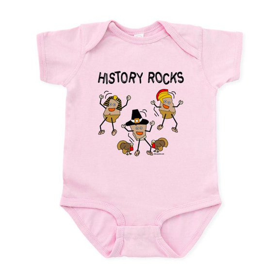 CafePress - History Rocks Infant Bodysuit - Baby Light Bodysuit, Size Newborn - 24 Months