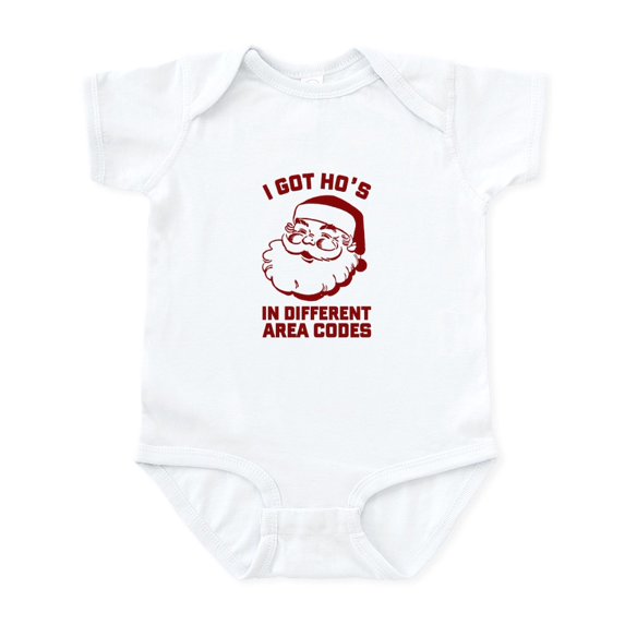 CafePress - Ho's Area Codes Body Suit - Baby Light Bodysuit, Size Newborn - 24 Months