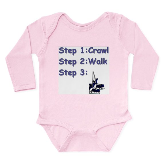 CafePress - Hockey Baby Infant Creeper Body Suit - Long Sleeve Cotton Baby Bodysuit