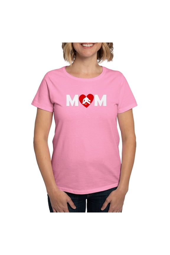 - Hockey Goalie Heart Mom T Shirt - Women's Traditional Fit Dark T-Shirt