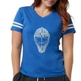 thumbnail image 1 of CafePress - Hockey Goalie Mask T Shirt - Womens Football Shirt, 1 of 4