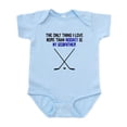 thumbnail image 1 of CafePress - Hockey Godfather Body Suit - Baby Light Bodysuit, Size Newborn - 24 Months, 1 of 4