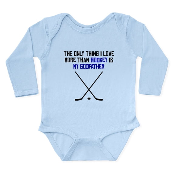CafePress - Hockey Godfather Body Suit - Long Sleeve Cotton Baby Bodysuit