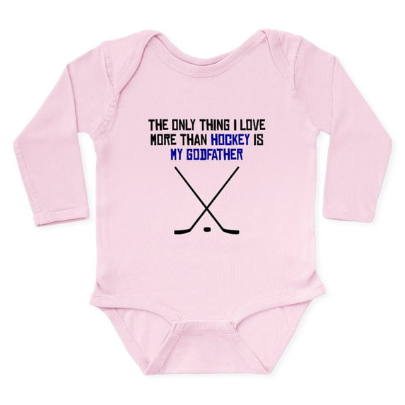 CafePress - Hockey Godfather Body Suit - Long Sleeve Cotton Baby Bodysuit