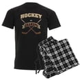 thumbnail image 1 of CafePress - Hockey Grandpa Men's Dark Pajamas - Men's Dark Loose Fit Cotton Pajama Set, 1 of 7