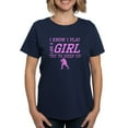 thumbnail image 1 of CafePress - Hockey Like A Girl T Shirt - Women's Traditional Fit Dark T-Shirt, 1 of 4