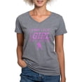 thumbnail image 1 of CafePress - Hockey Like A Girl T Shirt - Women's V-Neck Dark T-Shirt, 1 of 4