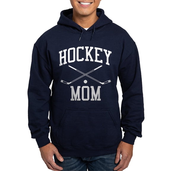 CafePress - Hockey Mom Hoodie (Dark) - Pullover Hoodie, Classic, Comfortable Hooded Sweatshirt