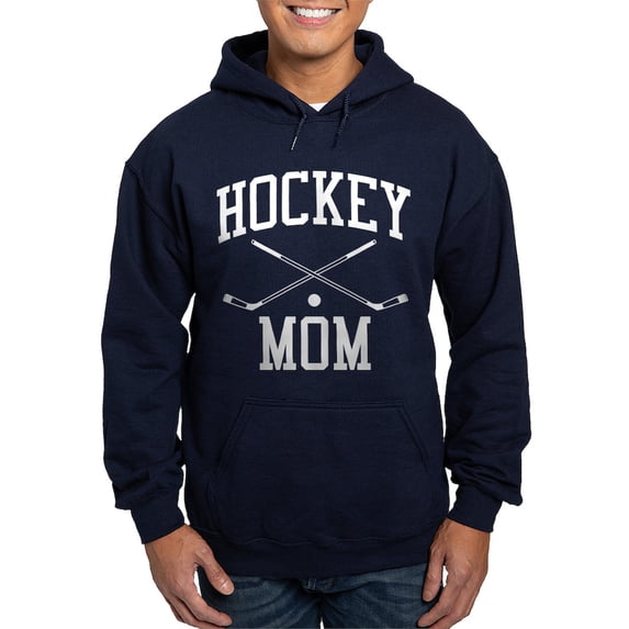CafePress - Hockey Mom Hoodie (Dark) - Pullover Hoodie, Classic, Comfortable Hooded Sweatshirt