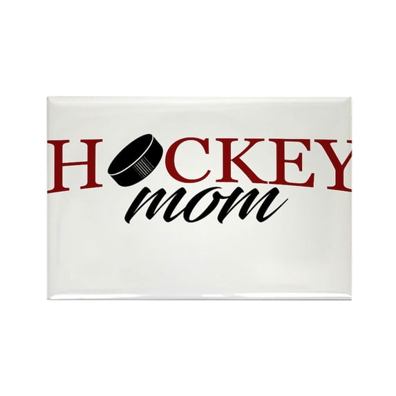 CafePress - Hockey Mom - Rectangle Magnet, 2"x3" Refrigerator Magnet