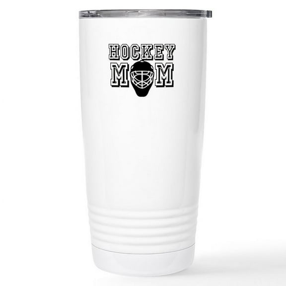 CafePress - Hockey Mom Travel Mug - Insulated Stainless Steel Travel Tumbler 20 oz.