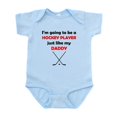 thumbnail image 1 of CafePress - Hockey Player Like My Daddy Body Suit - Baby Light Bodysuit, Size Newborn - 24 Months, 1 of 4