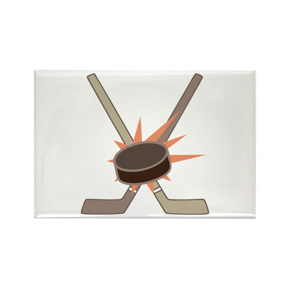CafePress - Hockey Puck Magnets - Rectangle Magnet, 2"x3" Refrigerator Magnet