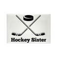 thumbnail image 1 of CafePress - Hockey Sister Magnets - Rectangle Magnet, 2"x3" Refrigerator Magnet, 1 of 3