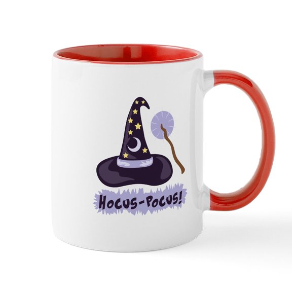 CafePress - Hocus Pocus Mugs - 11 oz Ceramic Mug - Novelty Coffee Tea Cup