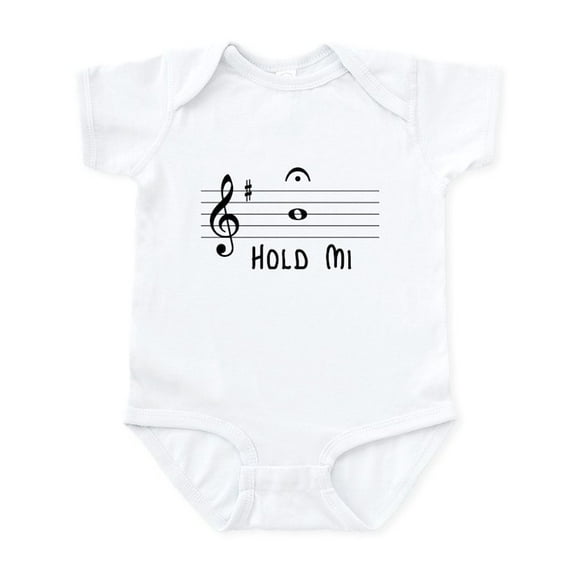 CafePress - Hold Mi Body Suit - Baby Light Bodysuit, Size Newborn - 24 Months