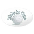 thumbnail image 1 of CafePress - Hole In One (Txt) Sticker - Sticker (Oval), 1 of 1