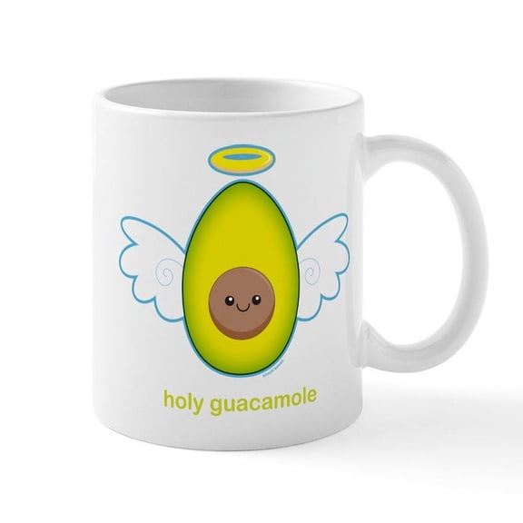 CafePress - Holy Guacamole! Mug - 11 oz Ceramic Mug - Novelty Coffee Tea Cup