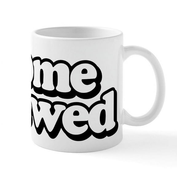 CafePress - Home Brewed Mug - 11 oz Ceramic Mug - Novelty Coffee Tea Cup