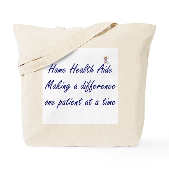 CafePress - Home Health Aide Tote Bag - Unisex Canvas Tote Bag, Beige, 1-Piece
